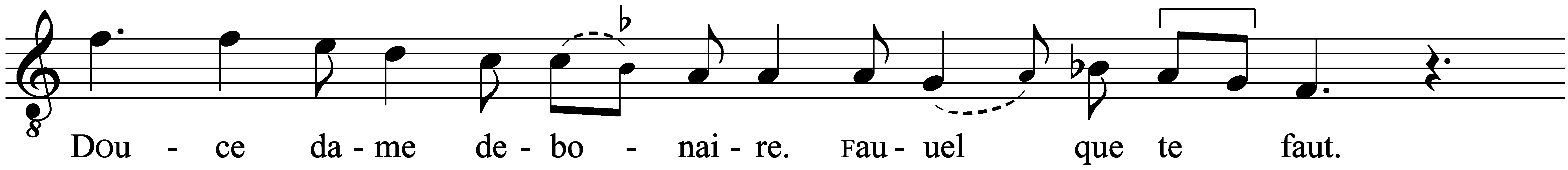 Work musical notation